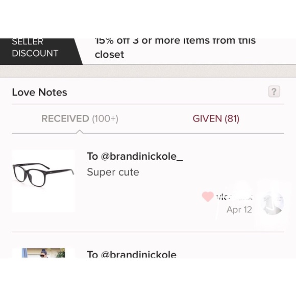 Black Frame Clear Lens Glasses NWOT - Picture 6 of 6